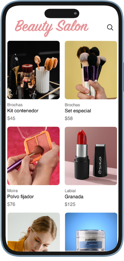 Tienda en línea de Beauty Salon
